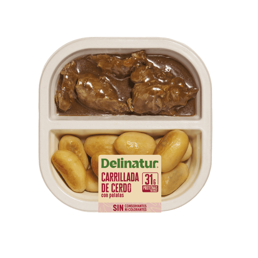 carrillada de cerdo con patatas
